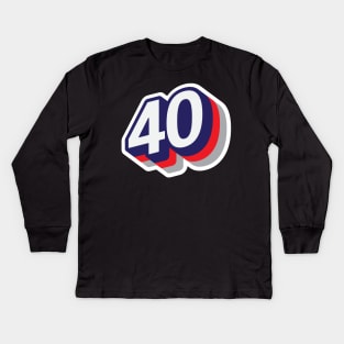 40 Kids Long Sleeve T-Shirt